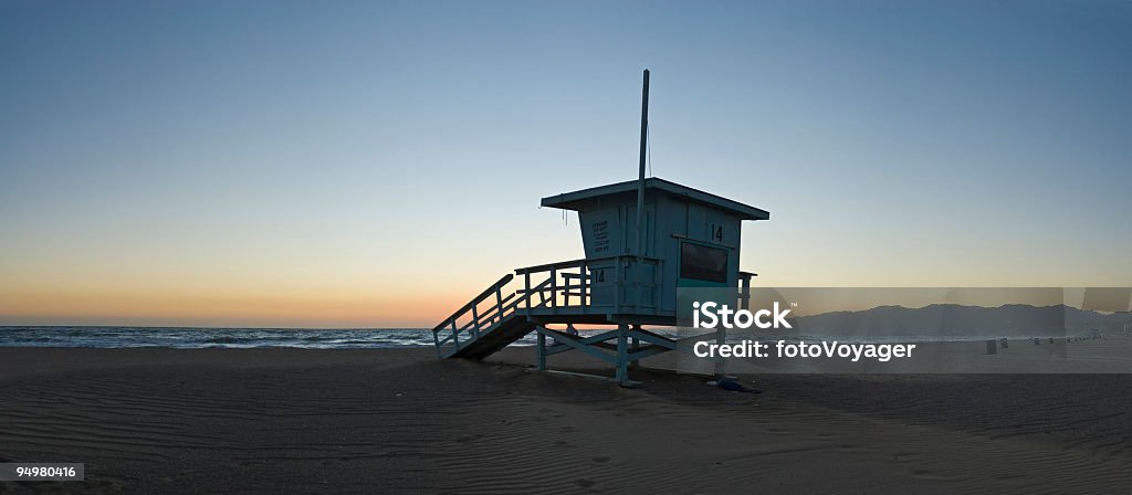 Pacific ocean sunset  Beach Stock Photo