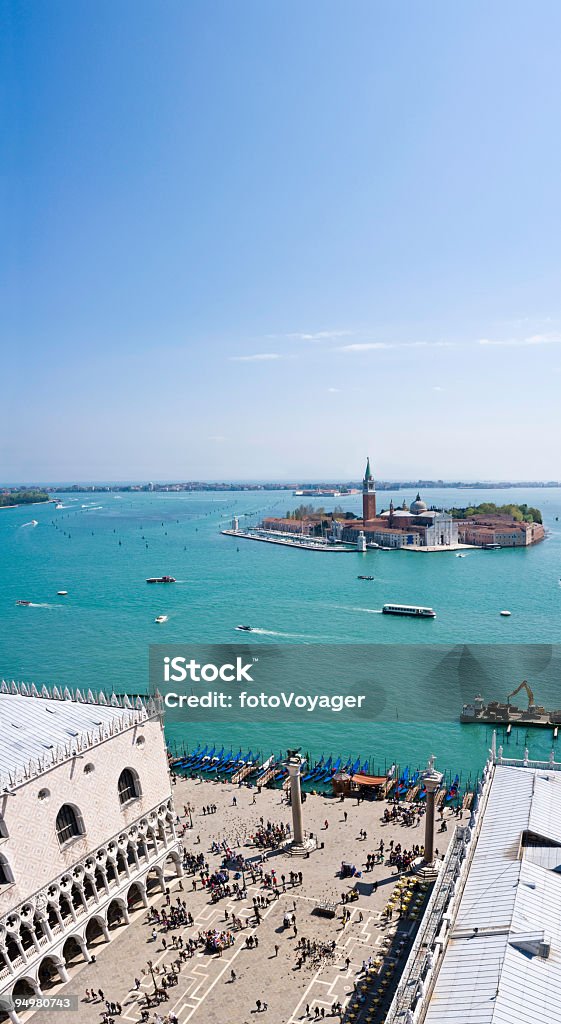 Palazzo del Doge Laguna di Venezia - Foto stock royalty-free di Affollato