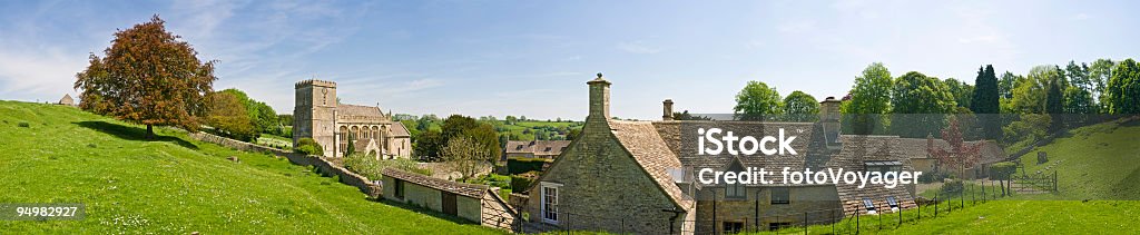 Живописная деревня панорама - Стоковые фото Англия роялти-фри
