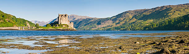 castelo eilean donan escócia - dornie - fotografias e filmes do acervo