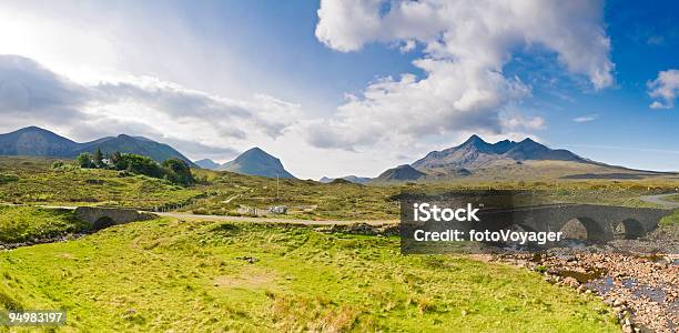 Dramatic Peaks Rustic Road Stock Photo - Download Image Now - Landscape - Scenery, Outer Hebrides, Scenics - Nature