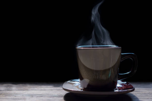istock Hot drink on the wooden table 1 949846102