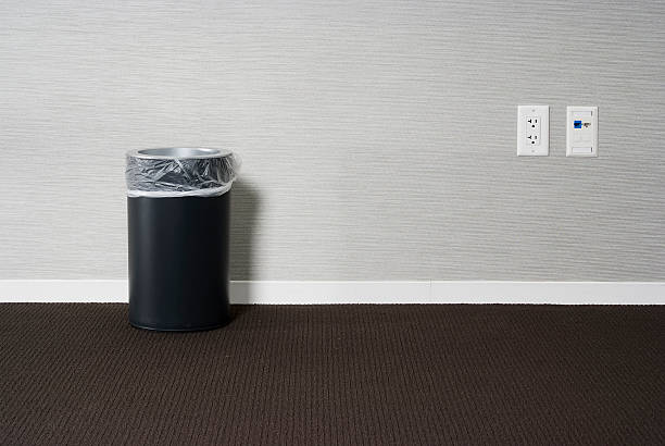 Empty Office Empty office with waste basket. wastepaper basket photos stock pictures, royalty-free photos & images