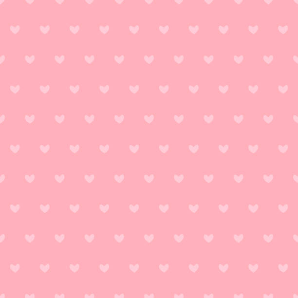 Details 100 pink background with hearts