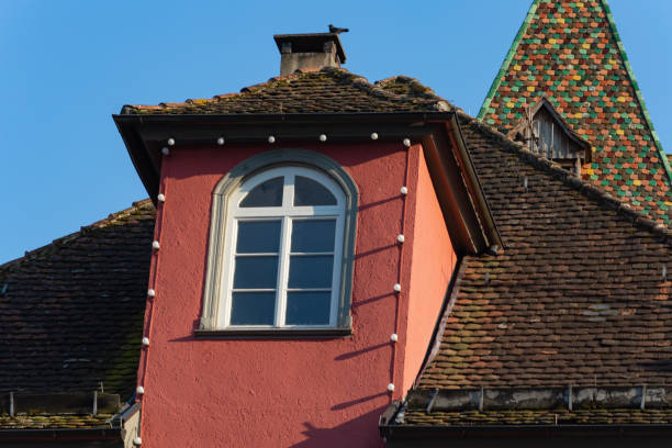istock facades and rooftops of historical church 949850320