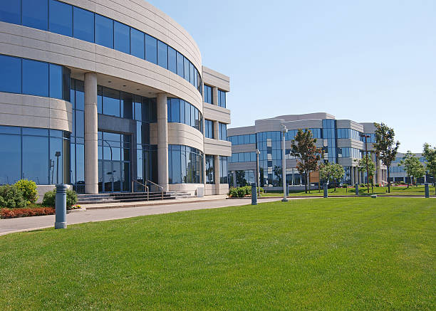 istock Exterior view of modern office buildings 94986003