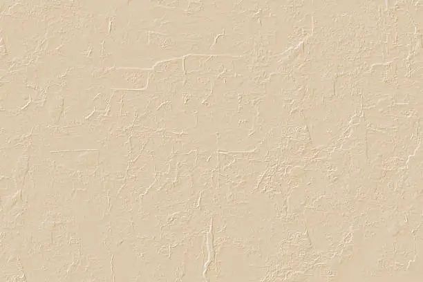Photo of Computer 3D texture of beige plastered wall.