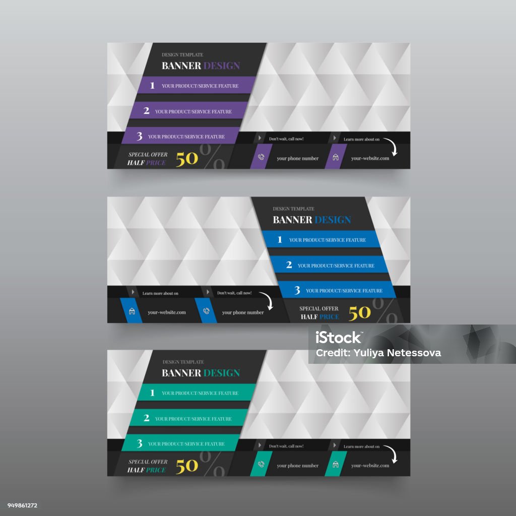 Text Banner Diagonal Diagonal Banner For Web Page Web Banner Design Template With Text ...