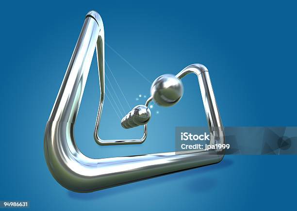 Newtons Cradle Stock Vektor Art und mehr Bilder von Bewegung - Bewegung, Bildeffekt, Blau