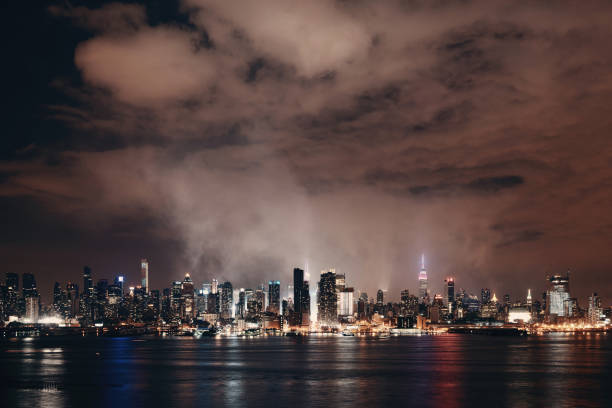 istock Manhattan midtown skyline at night 949877042