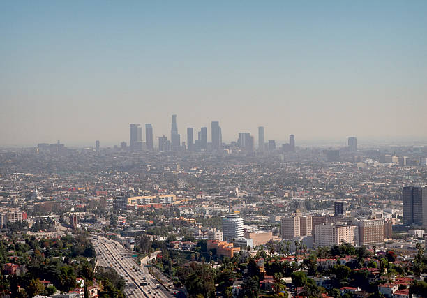smoggy день в лос-анджелесе - 3844 стоковые фото и изображения