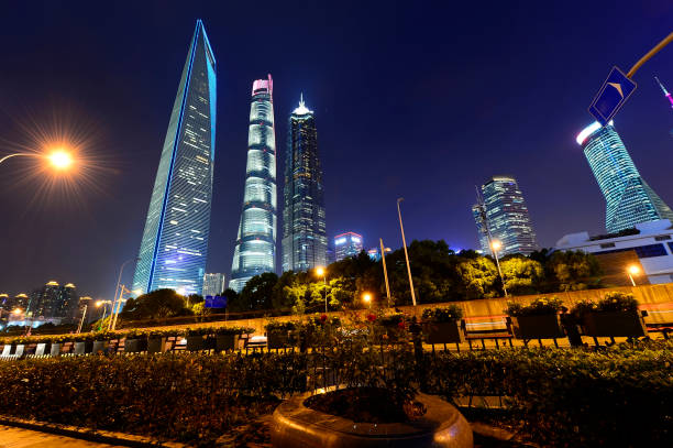 istock Shanghai world financial center skyscrapers 949890618