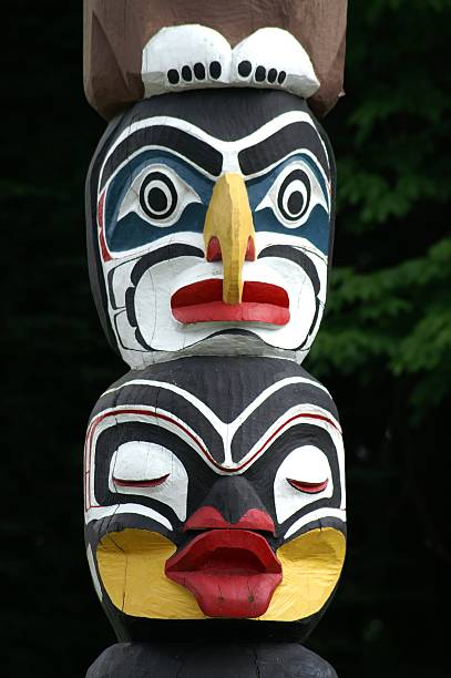 istock Detail of totem pole 94989181