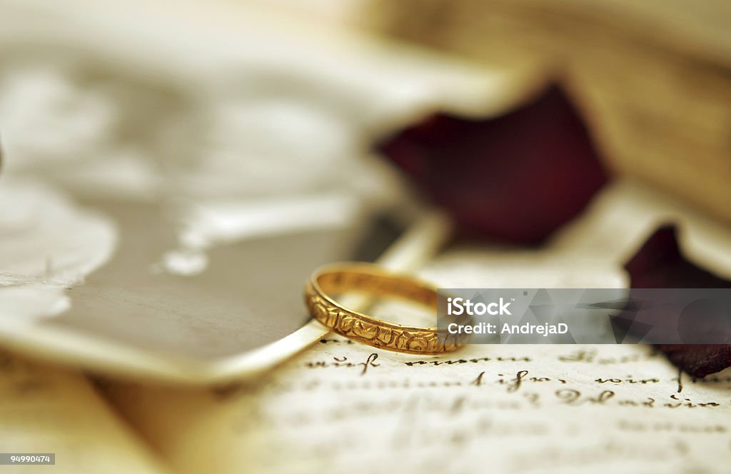 Anel de casamento - Foto de stock de Acabado royalty-free