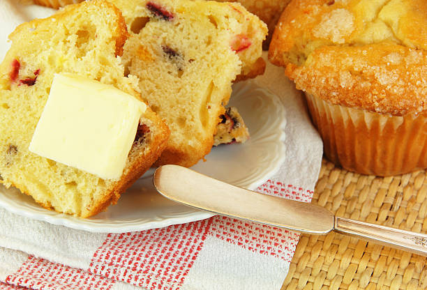 istock Cranberry Muffin with Butter 94992737