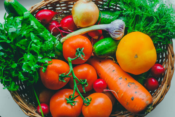 istock Fresh organic vegetables in the basket 949929216