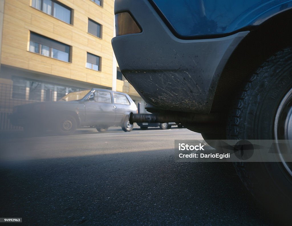 Trasporto traffico Inquinamento - Foto stock royalty-free di Ambiente