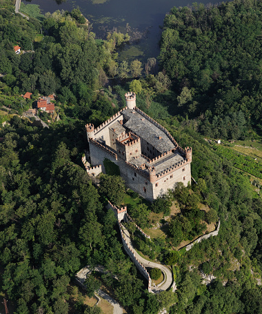 De La Fratta or Cesta is second tower of San Marino. Composite photo