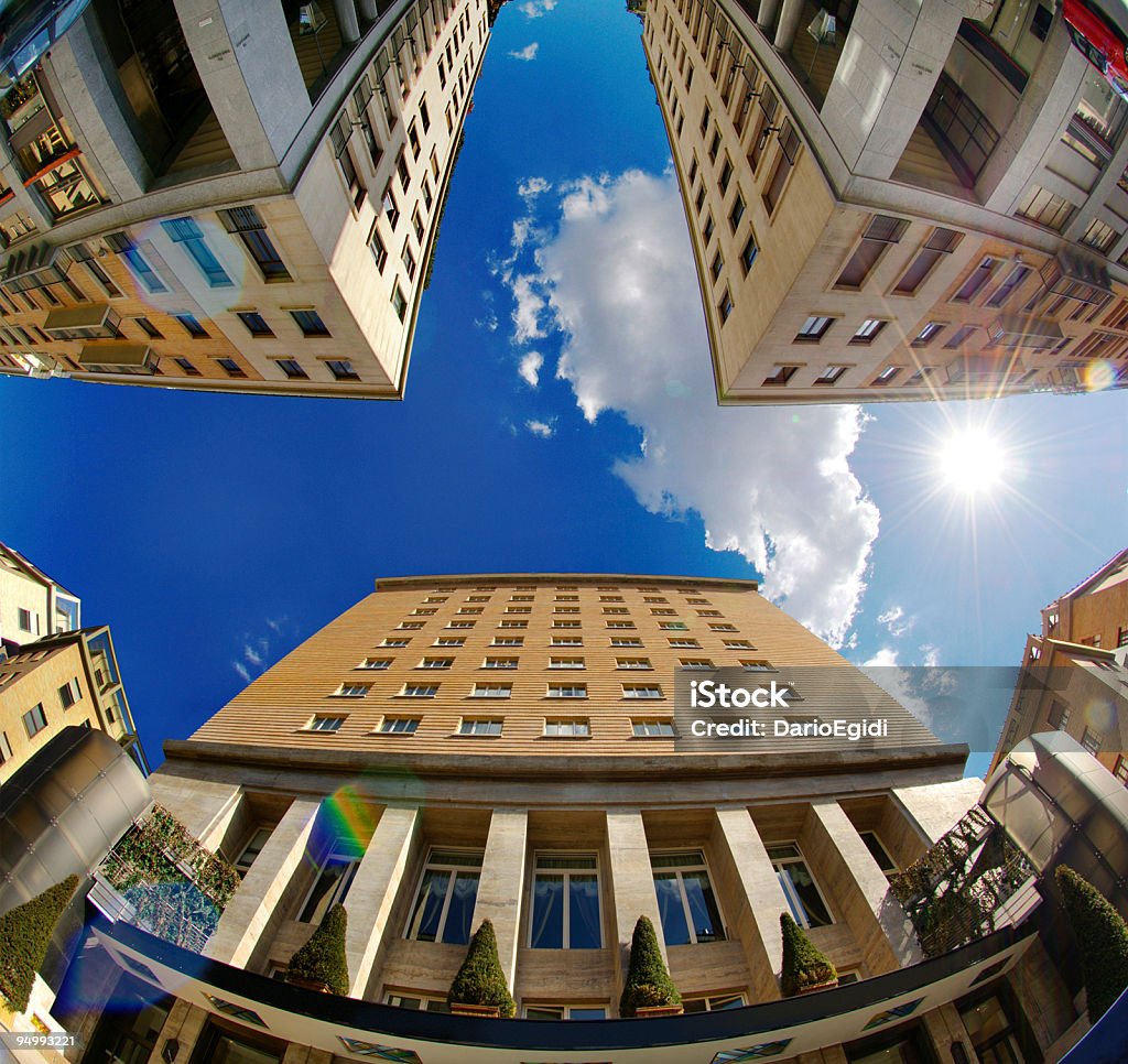 Architettura Torino building (l'hotel Principe di Piemonte - Foto stock royalty-free di Albergo