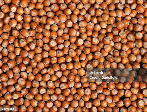 Nocciola Con Sfondo Di Conchiglia - Fotografie stock e altre immagini di Cibo - Cibo, Close-up, Composizione orizzontale