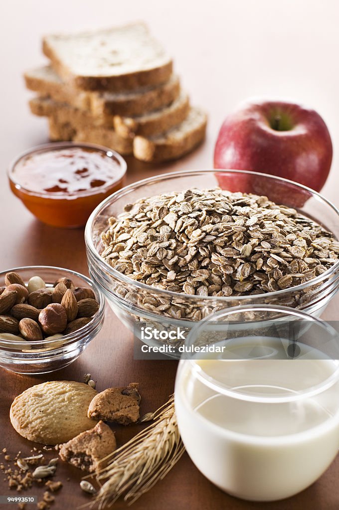 Breakfast  Apple - Fruit Stock Photo