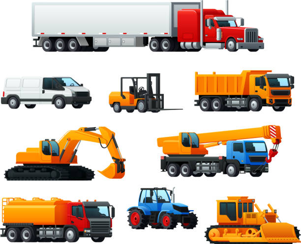 istock Road transport, heavy machinery and vehicle icon 949939134