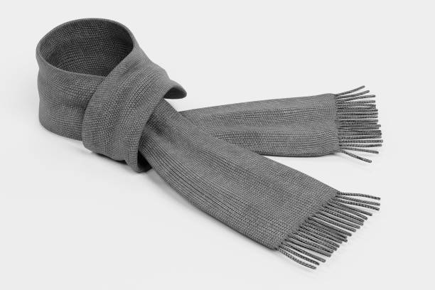istock Realistic 3D Render of Winter Scarf 949944216