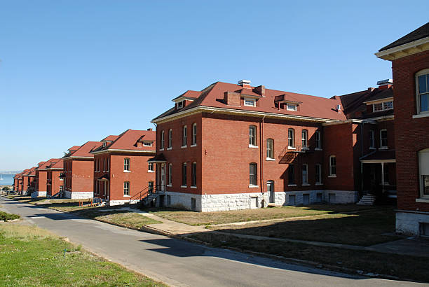 Military base offices, Presidio, San Francisco, California