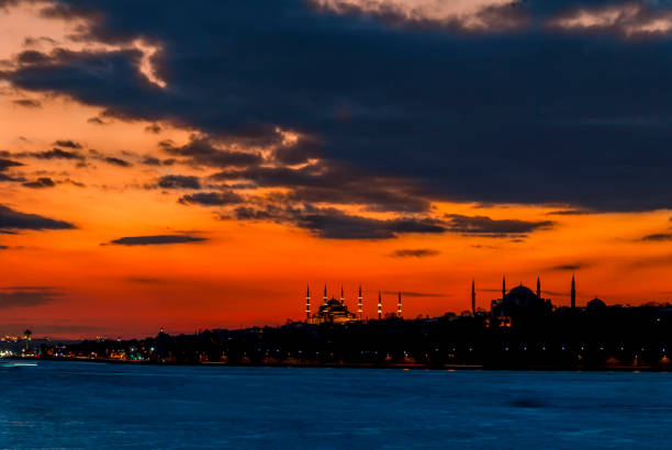 istock City Silhouette from Salacak, Uskudar 949951132