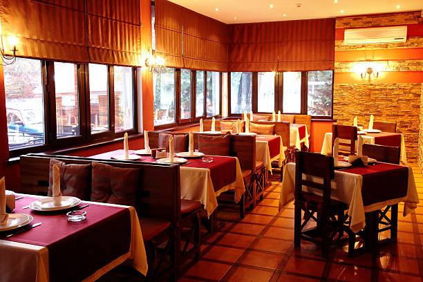 istock Interior of the restaurant 94995380