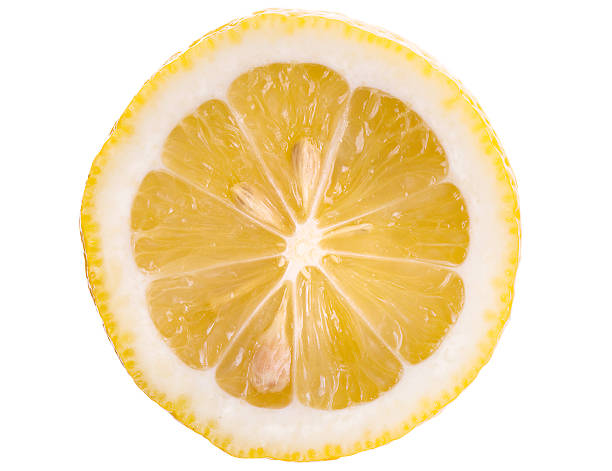 istock Slice of sour ripe lemon 94995589