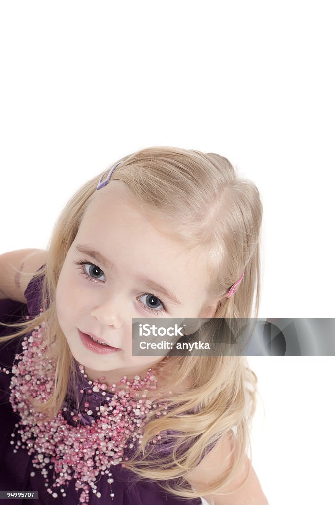 스튜디오 슛 아기 소녀 갈라 정장용 - 로열티 프리 귀여운 스톡 사진