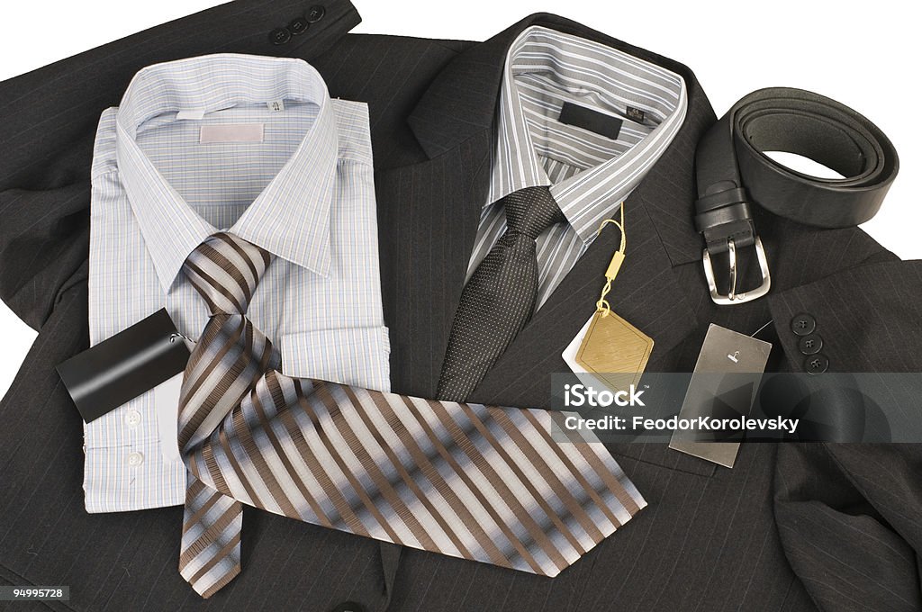 Giacca, maglia, cravatta. - Foto stock royalty-free di Abbigliamento