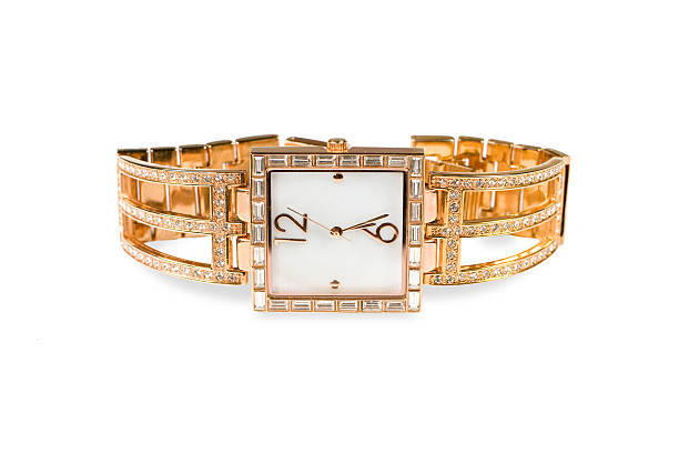 istock Female gold watch 94995883