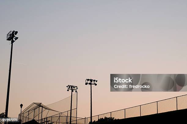 Baseball Field At Baseball Game At Park Stock Photo - Download Image Now - Minor League Baseball, Backgrounds, Baseball - Ball