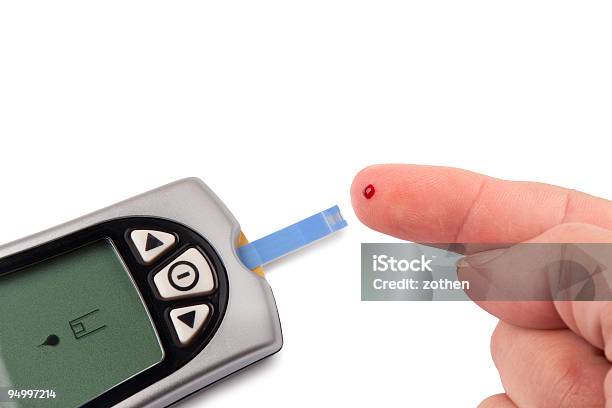 Blood Test Stockfoto und mehr Bilder von Diabetes - Diabetes, Sensor, Analysieren