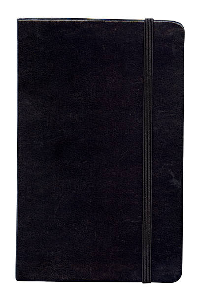 Classic notebook front cover  moleskin stock pictures, royalty-free photos & images