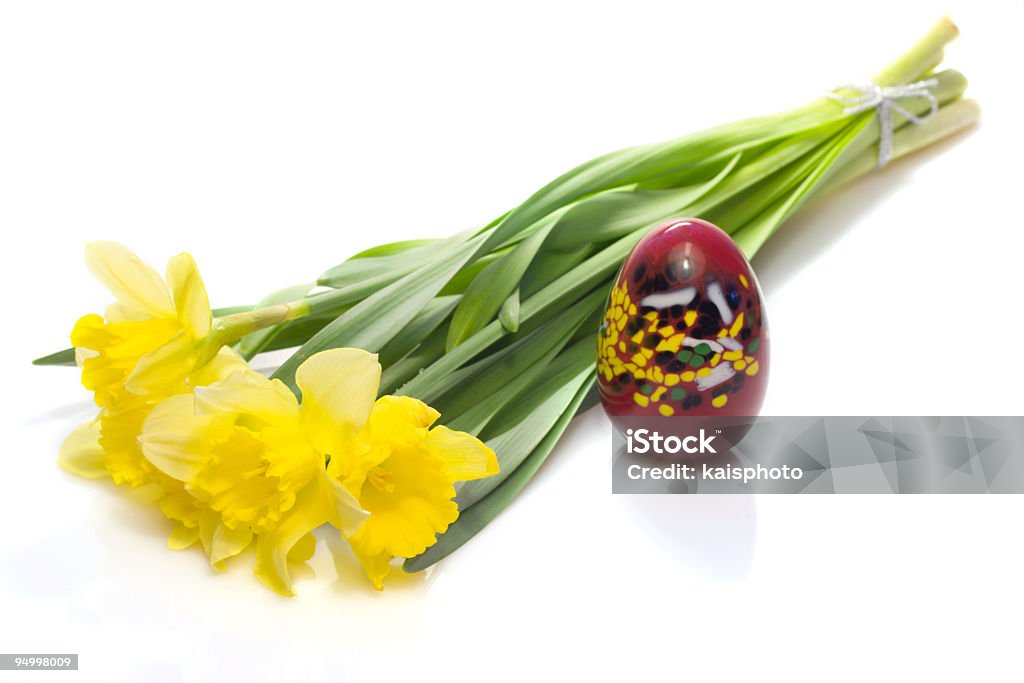 Daffodils i na jajko - Zbiór zdjęć royalty-free (Bez ludzi)