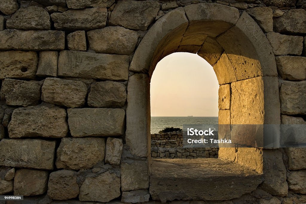 Antiga parede - Royalty-free Quersoneso - Crimeia Foto de stock
