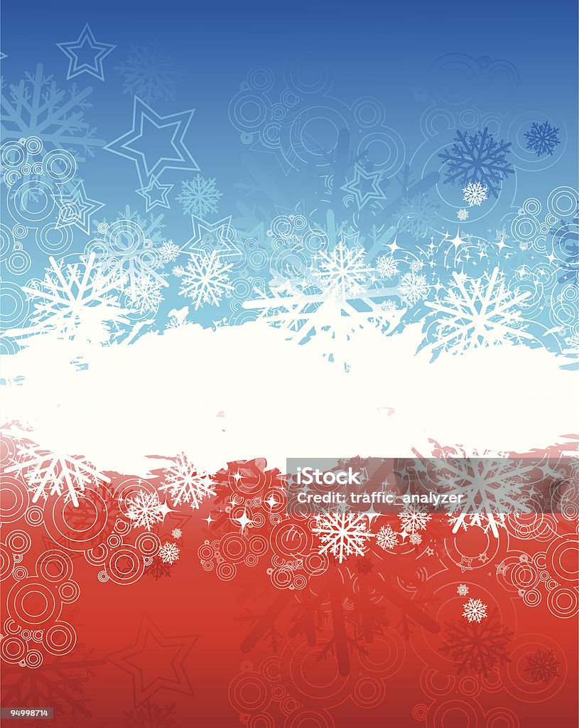 Niebieski/Czerwony Boże Narodzenie tło - Grafika wektorowa royalty-free (Abstrakcja)