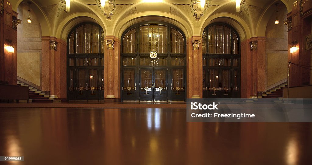 Classic interior | Entry hall  Castle Stock Photo