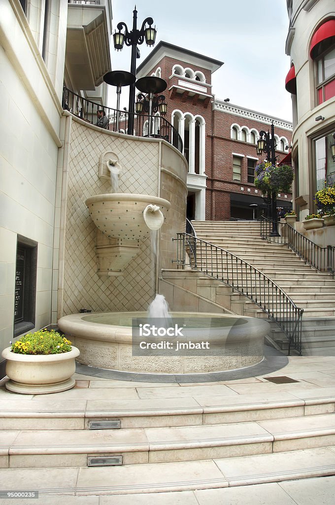 Via Rodeo Steps in Beverly Hills  Architecture Stock Photo