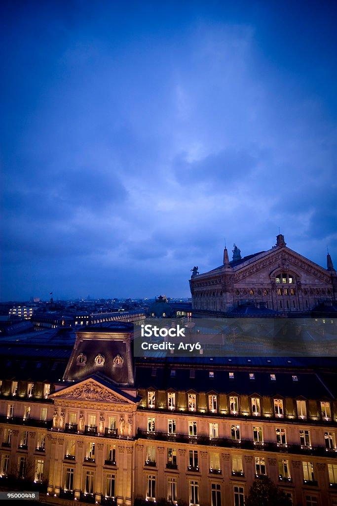 Parigi di notte - Foto stock royalty-free di Notte