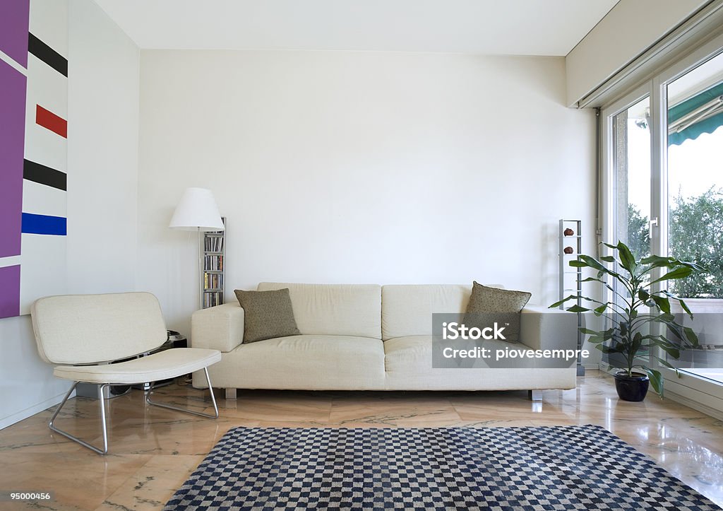 Aconchegante moderno flat - Royalty-free Sala de Estar Foto de stock