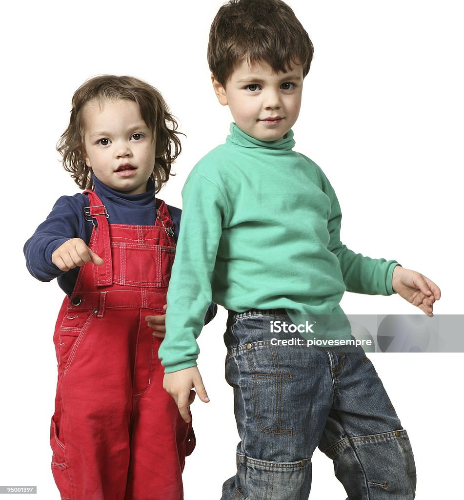 Retrato de hermano y hermana - Foto de stock de Alegre libre de derechos