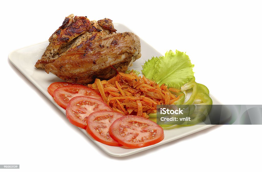 Pollo asado - Foto de stock de Alimento libre de derechos