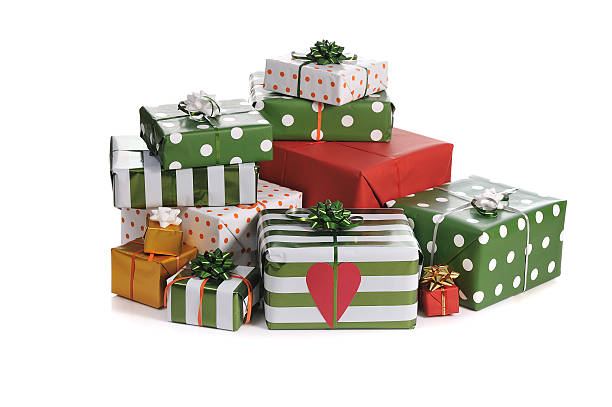 istock Nicely wrapped christmas gifts 95003886