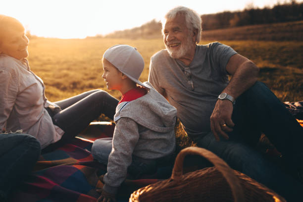 istock Picnic with my grandparents 950039784