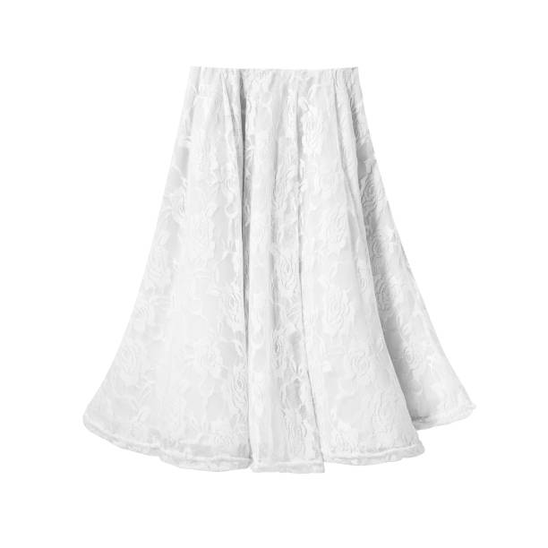 istock White summer lace skirt isolated 950050588