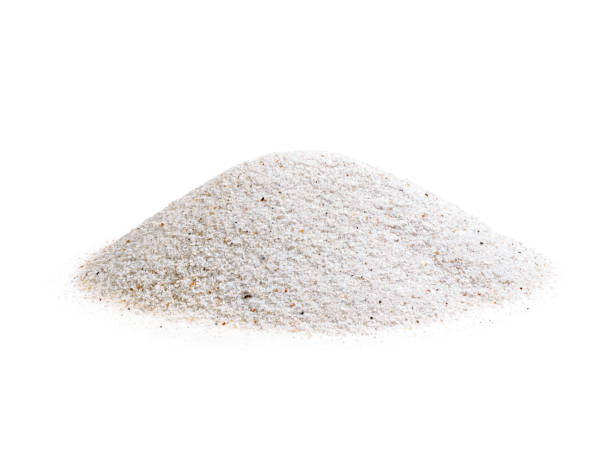 istock Pile of white sand isolated 950052248